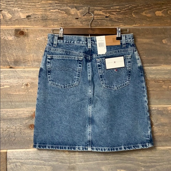 Tommy Hilfiger Dresses & Skirts - Vintage Tommy Hilfiger Denim Jean Skirt NWT